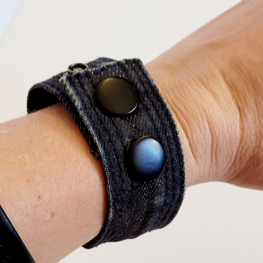Denim bracelet